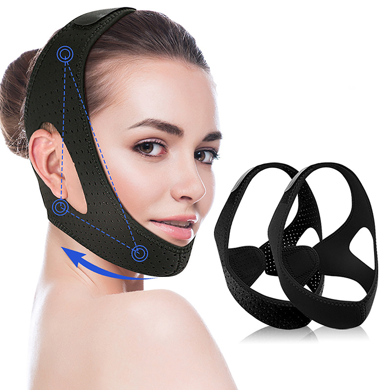Anti Snore Chin Strap Adjustable - 조절 가능한 네오프렌 코골이 방지 스트랩,