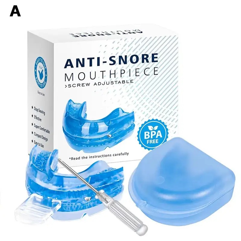 Anti Snore Chin Strap Adjustable - 조절 가능한 코골이 방지 마우스가드, 남녀공용