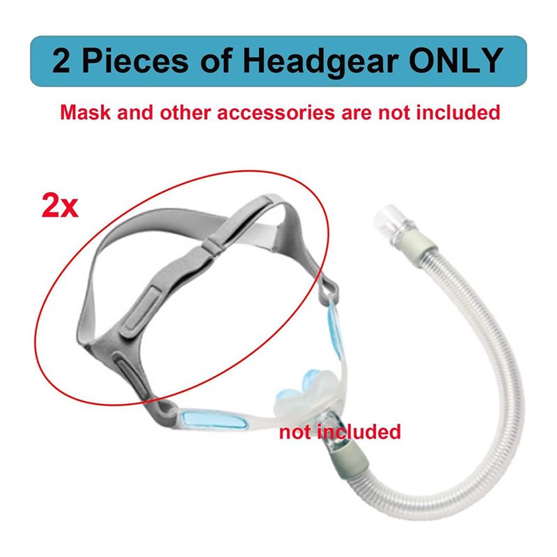 ABIT 누안스 프로 CPAP 마스크용 헤드기어 2개  - Cpap Mask Headgear Strap Clips 리뷰 및 가격