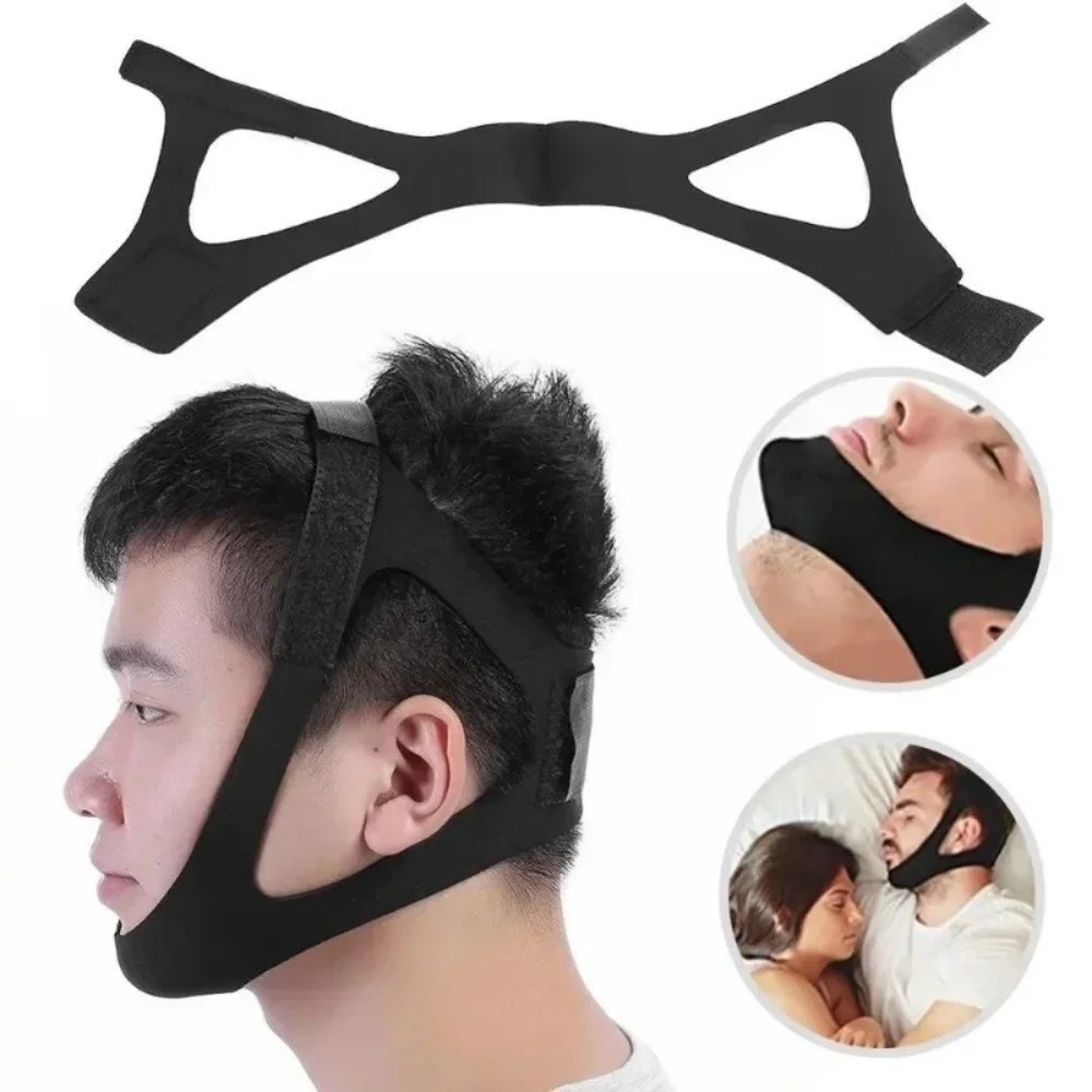 코골이 방지턱끈, 조절 가능한 턱 벨트, 수면 보조 장 - Anti Snore Chin Strap Adjustable 리뷰 및 가격