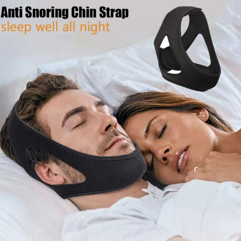남녀공용 수면 무호흡 방지 장치, 조절 가능한 턱끈,  - Anti Snore Chin Strap Adjustable 리뷰 및 가격