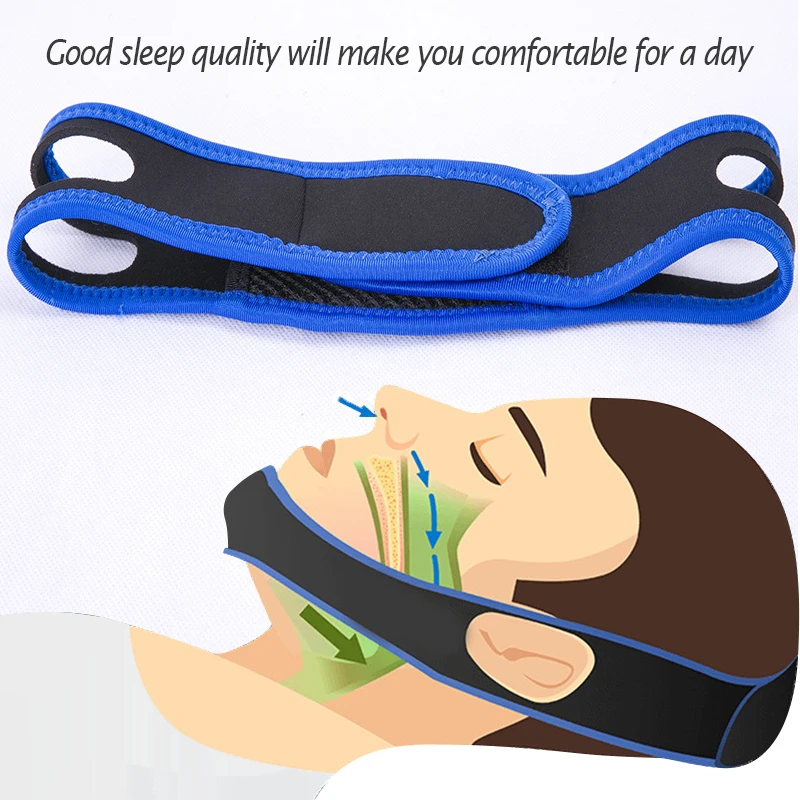 1P 코골이 방지 턱끈, 조절 가능한 코골이 방지 벨트 - Anti Snore Chin Strap Adjustable 리뷰 및 가격