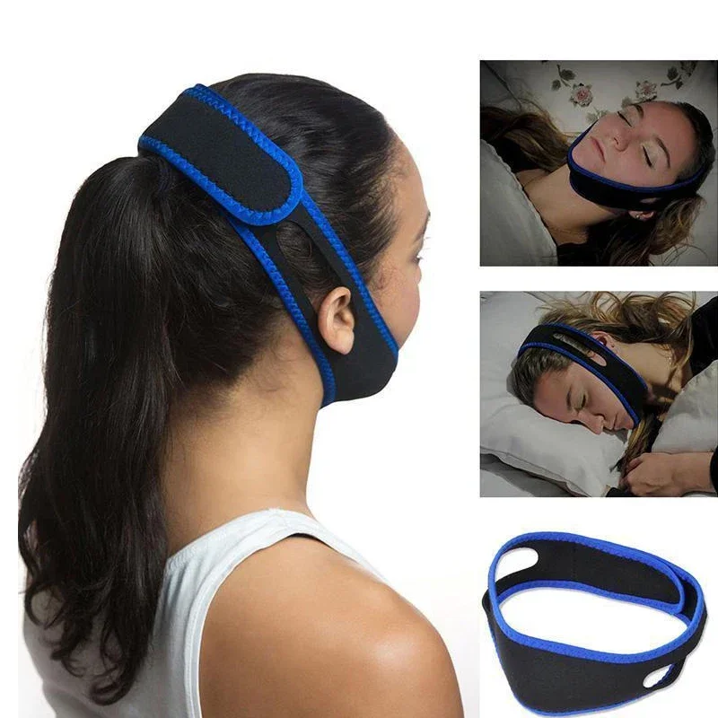 조절 가능한 코골이 방지 턱 지지대, 코골이 방지 턱  - Anti Snore Chin Strap Adjustable 리뷰 및 가격