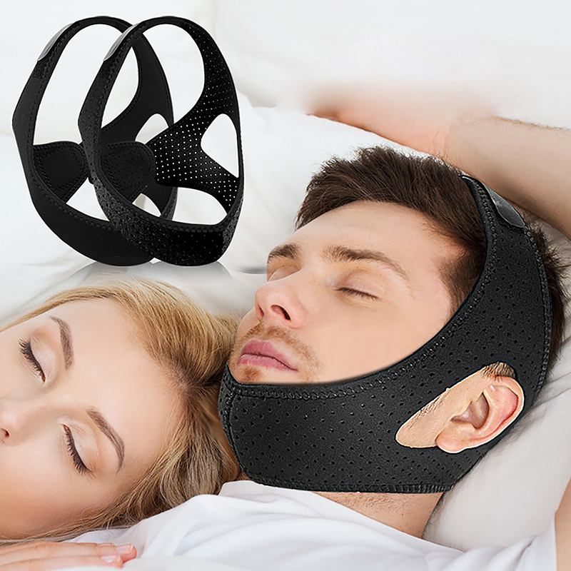 조절 가능한 네오프렌 코골이 방지 스트랩, 코골이 방지 - Anti Snore Chin Strap Adjustable 리뷰 및 가격