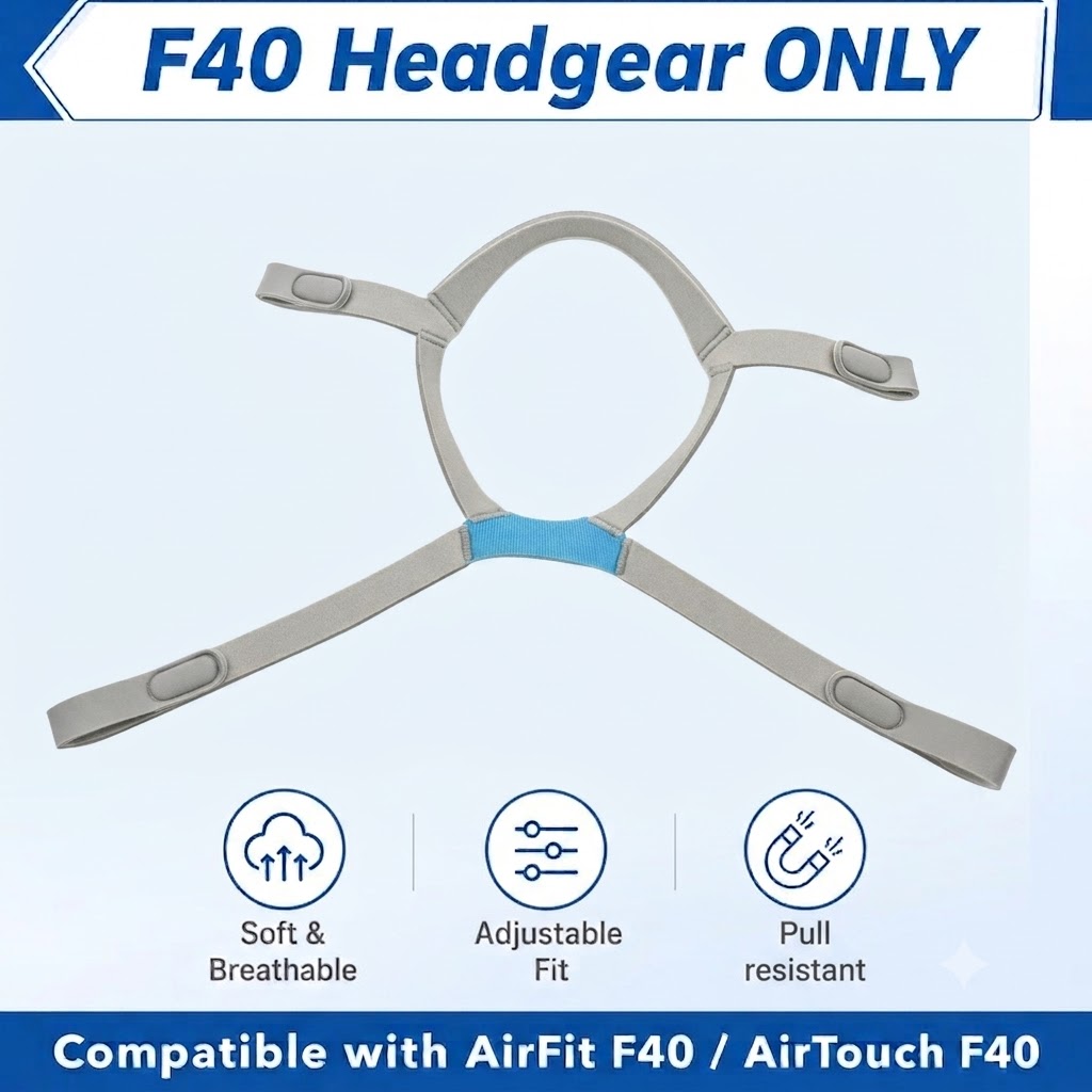AirFit F40 CPAP 마스크 교체용 헤드기어 스 - Anti Snore Chin Strap Adjustable 리뷰 및 가격
