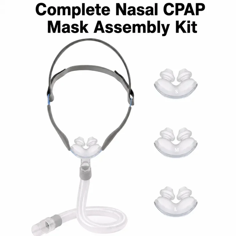 CPAP/BiPAP 기기용 범용 코 마스크 시스템 -  - Cpap Nasal Pillow Mask Headgear 리뷰 및 가격