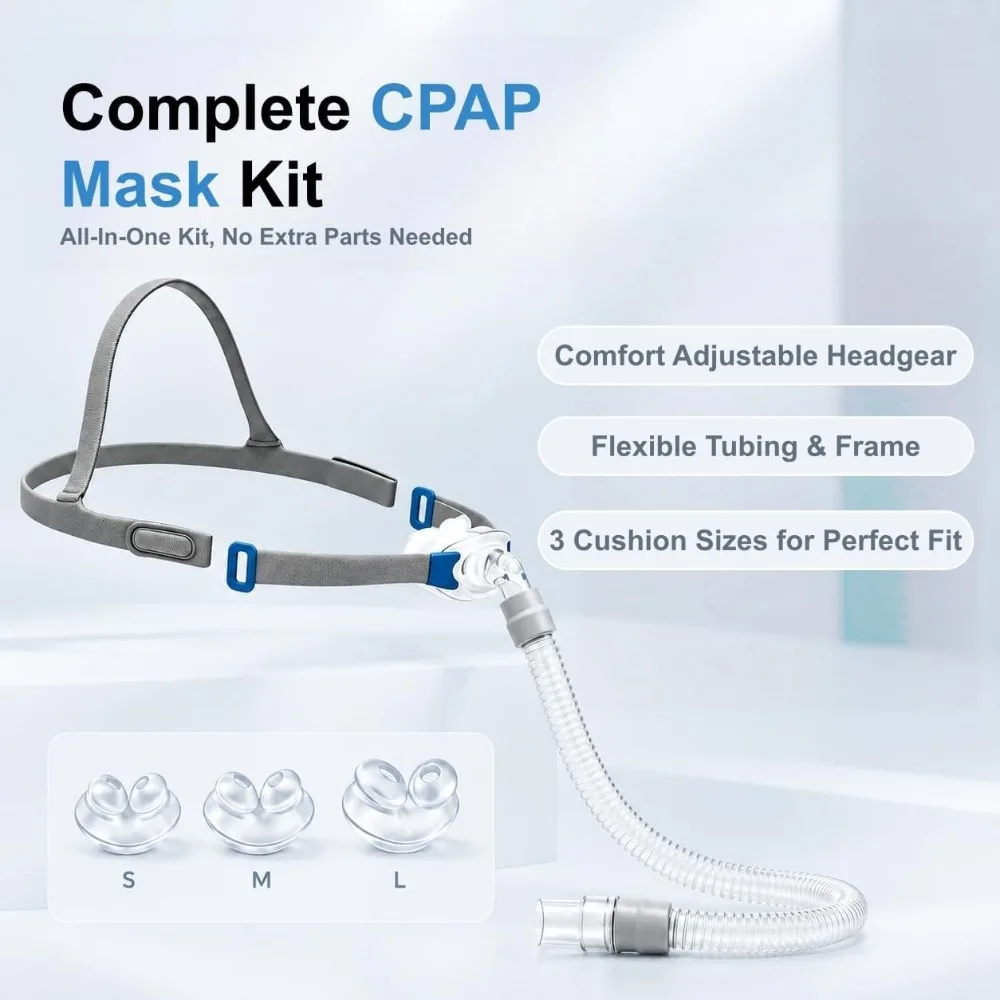 CPAP 비강 마스크 풀 세트, 헤드밴드, 프레임, 3 - Cpap Mask Headgear Strap Clips 리뷰 및 가격