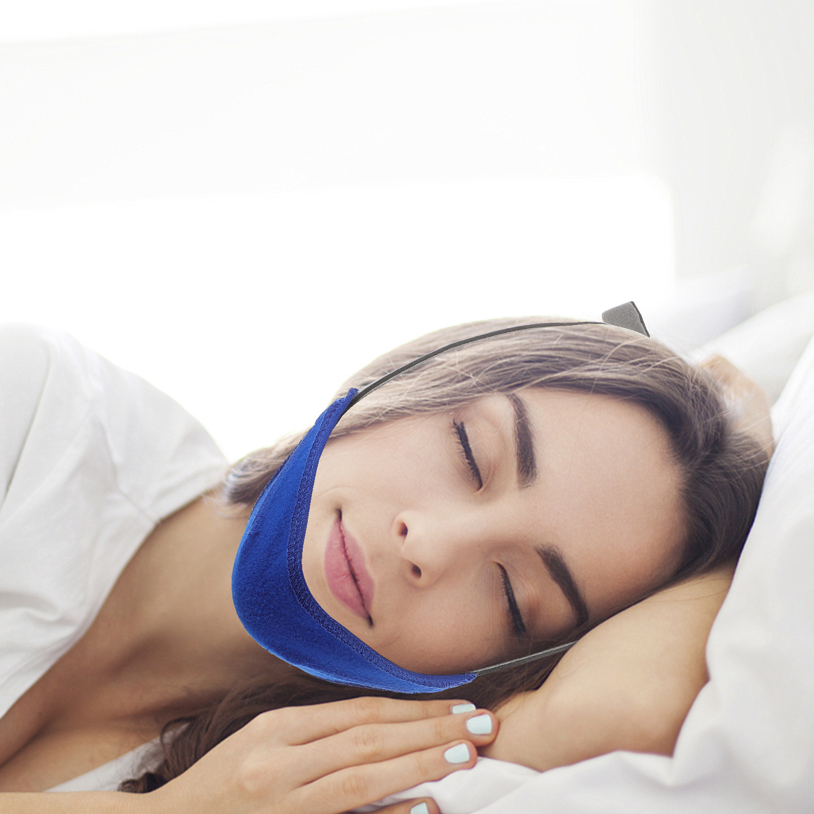 통기성이 좋은 턱끈, 편안한 착용감, 조절 가능한 헤드 - Anti Snore Chin Strap Adjustable 리뷰 및 가격