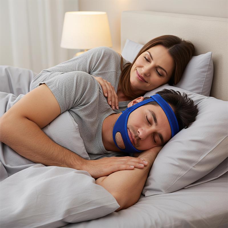 1개입 무호흡증 방지 턱 지지대 수면 보조 벨트 네오프 - Anti Snore Chin Strap Adjustable 리뷰 및 가격