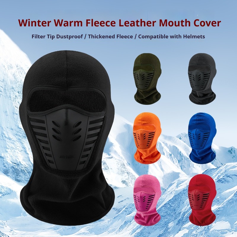 겨울용 플리스 발라클라바, 얼굴 가리개, 키파 스타일, - Cpap Nasal Pillow Mask Headgear 리뷰 및 가격