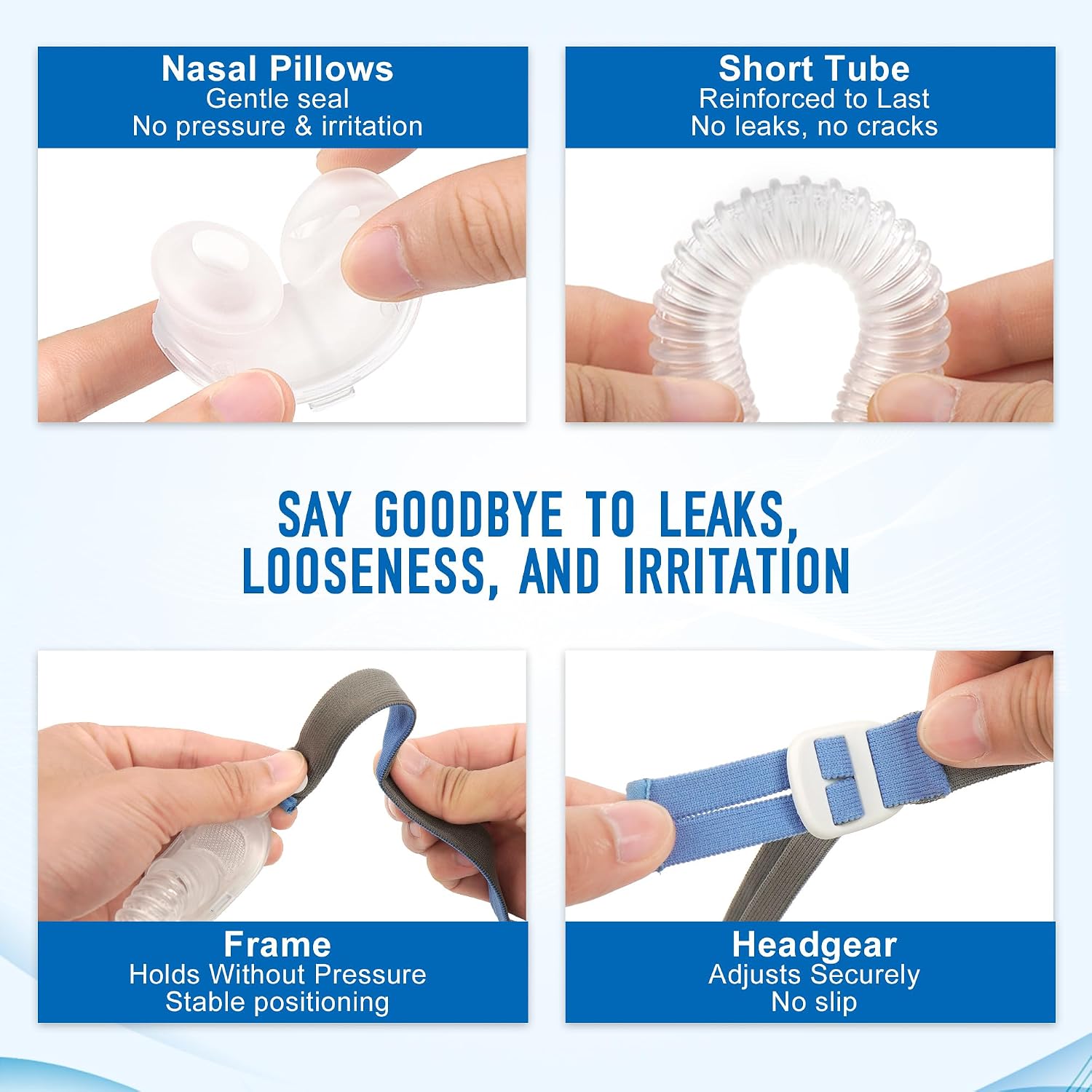 P10 비강형 CPAP 마스크 풀세트와 호환 가능하며, - Cpap Nasal Pillow Mask Headgear 리뷰 및 가격