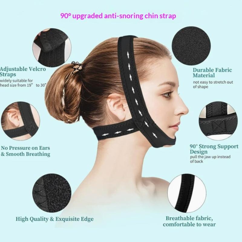 1Pcs 피부 친화적 인 코골이 방지 턱 스트랩 네오프 - Anti Snore Chin Strap Adjustable 리뷰 및 가격