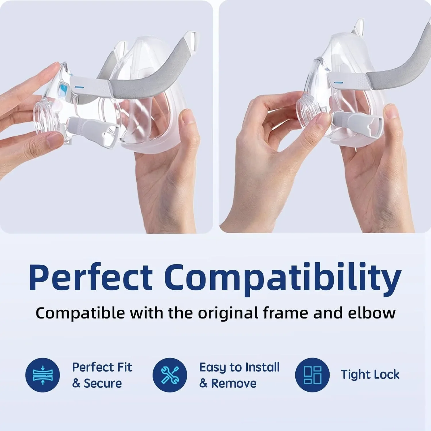 에어터치 F20 풀페이스 CPAP 마스크용 교체용 쿠션 - Cpap Full Face Mask Silicone Cushion 리뷰 및 가격
