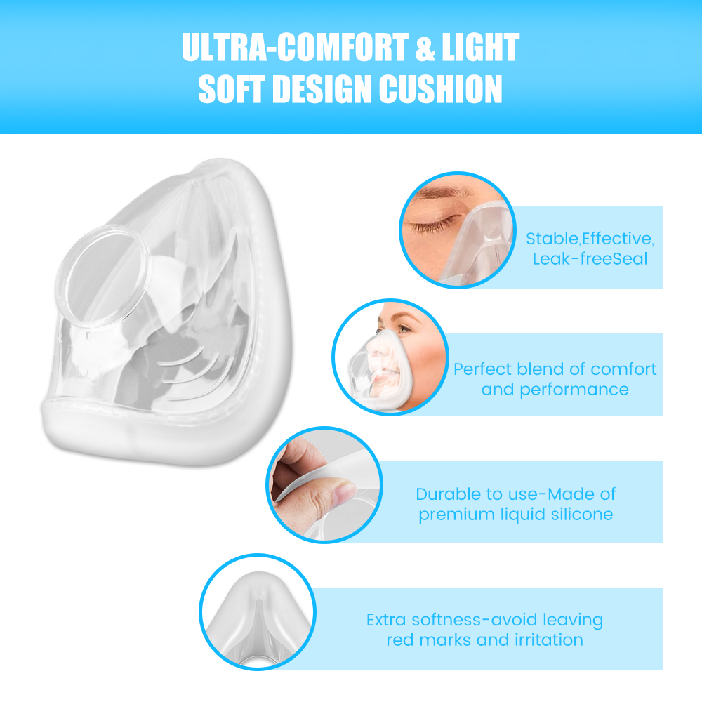 CPAP 풀페이스 마스크 F20 교체용 쿠션 씰 부드럽 - Cpap Full Face Mask Silicone Cushion 리뷰 및 가격