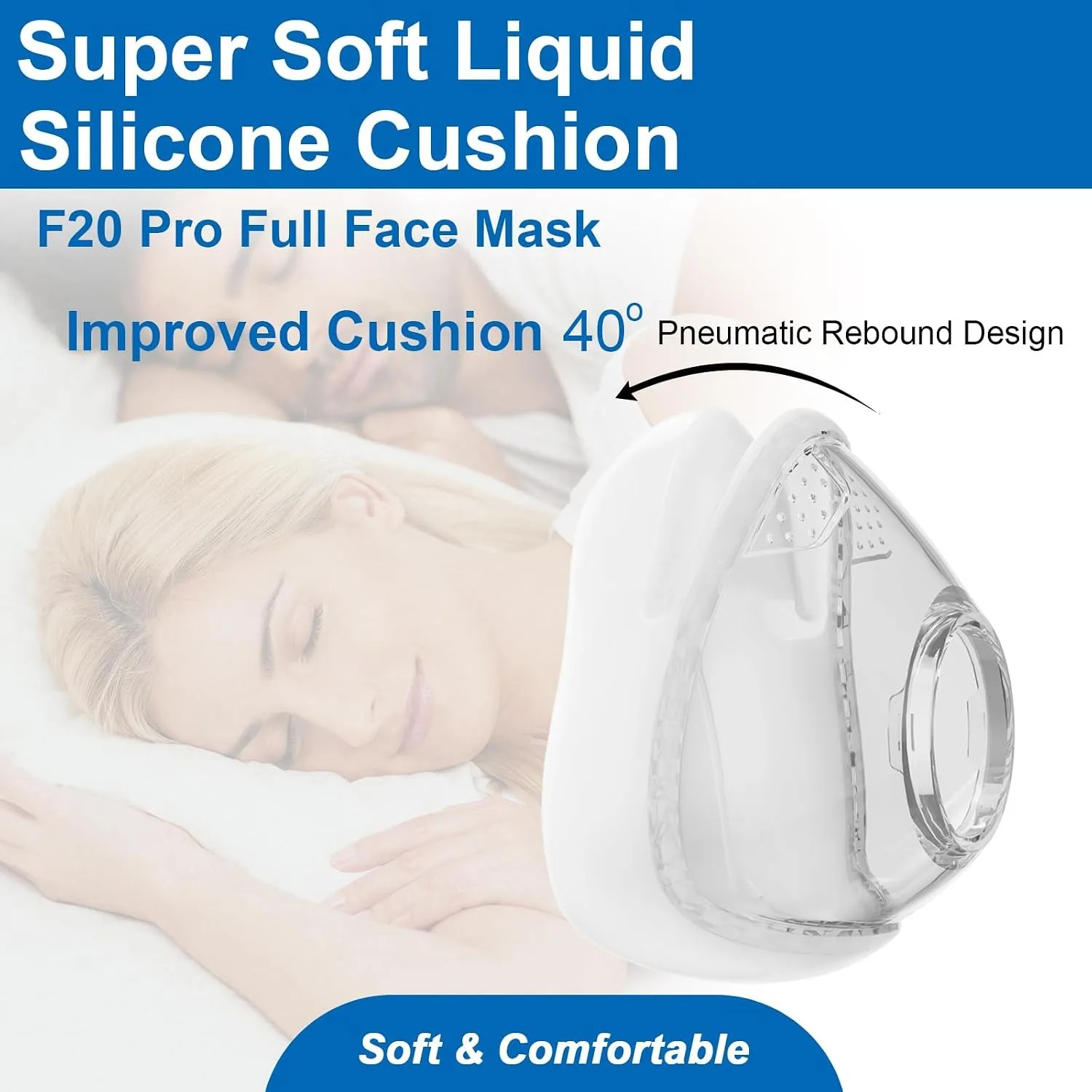 에어핏 F20 CPAP 마스크 세트(전면형), 실리콘  - Cpap Full Face Mask Silicone Cushion 리뷰 및 가격